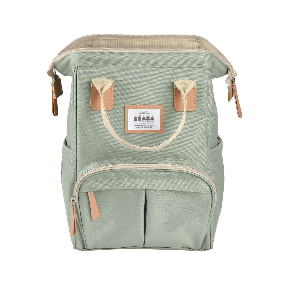 Beaba Wellington Nappy Bag Backpack Sage Green - Main Image