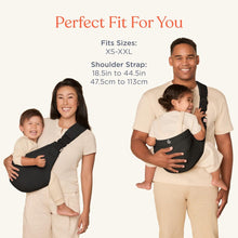 Load image into Gallery viewer, Ergobaby Upsie Sling Carrier - Onyx Black
