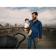 Load image into Gallery viewer, Ergobaby Upsie Sling Carrier - Onyx Black
