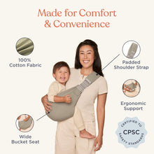 Load image into Gallery viewer, Ergobaby Ergobaby Upsie Sling Carrier - Soft Olive
