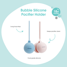 Load image into Gallery viewer, Bubble Silicone Pacifier Holder - Pink
