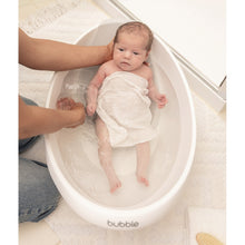 Load image into Gallery viewer, Bubble Cuddle Bath with Bath Seat - White
