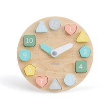 Load image into Gallery viewer, Bubble Wooden Learning Clock
