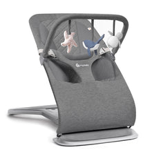 Load image into Gallery viewer, Ergobaby Evolve 3 in 1 Bouncer Toy Bar - Ocean Wonder Charcoal Grey
