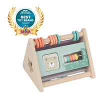 Load image into Gallery viewer, Bubble Wooden Activity Triangle
