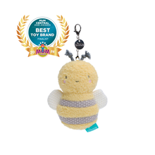 Load image into Gallery viewer, Bubble Mini Cuddly Keychain - Bumble the Bee
