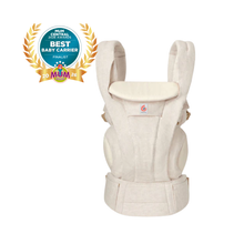 Load image into Gallery viewer, Ergobaby Omni Deluxe All-in-One Linen Baby Carrier - Natural Linen
