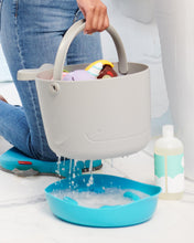 Load image into Gallery viewer, Skip Hop MOBY Stowaway Bath Toy Bucket
