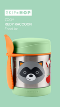 Load image into Gallery viewer, Skip Hop Zoo Insulated Food Jar - Raccoon
