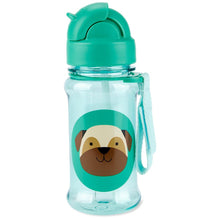 Load image into Gallery viewer, Skip Hop ZOO Tritan Renew Straw Bottle - Pug
