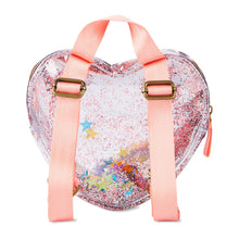 Load image into Gallery viewer, Skip Hop Clear Glitter Heart Backpack
