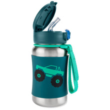 Load image into Gallery viewer, Skip Hop Spark Style Stainless Steel Straw Bottle - Truck
