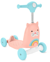 Load image into Gallery viewer, Skip Hop Zoo Ride On 3 in 1 Scooter - Cat
