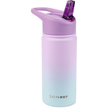 Load image into Gallery viewer, Skip Hop Wander Stainless Steel Water Bottle - Ombre Purple
