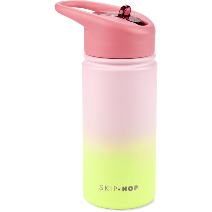 Skip Hop Wander Stainless Steel Water Bottle - Ombre Pink