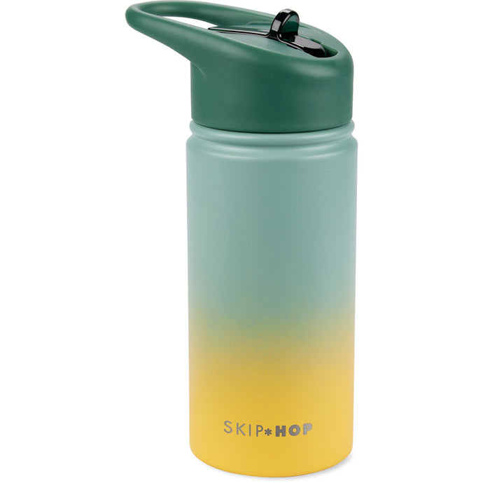 Skip Hop Wander Stainless Steel Water Bottle - Ombre Green