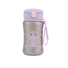 Load image into Gallery viewer, Skip Hop Besties Squad Stainless Steel Straw Bottle - Unicorn
