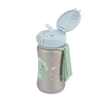 Load image into Gallery viewer, Skip Hop Besties Squad Stainless Steel Straw Bottle - Dino
