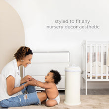 Load image into Gallery viewer, Ubbi Nappy Pail - Matte Ivory
