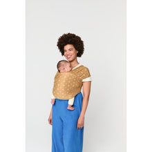 Load image into Gallery viewer, Ergobaby Aura Wrap Sustainably Sourced Knit Baby Wrap - Camel Harvest
