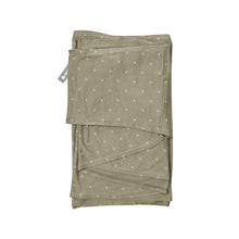 Load image into Gallery viewer, Ergobaby Aura Wrap Sustainably Sourced Knit Baby Wrap - Olive Diamonds
