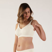 Load image into Gallery viewer, Bravado Designs Body Silk Seamless Nursing Bra - Sustainable - Antique White
