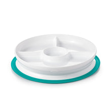 Load image into Gallery viewer, Oxo Tot Stick &amp; Stay Divided Plate - Teal
