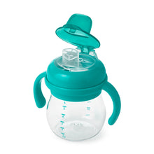 Load image into Gallery viewer, Oxo Tot Grow Soft Spout Cup with Removable Handles - Teal (1)
