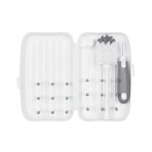 Load image into Gallery viewer, Oxo Tot On the Go Drying Rack &amp; Bottle Brush - Grey (1)
