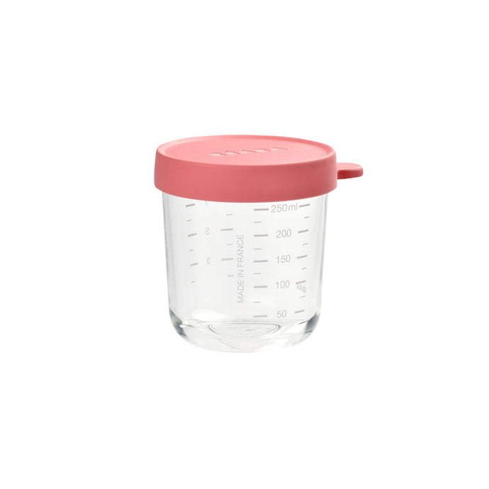 Beaba Superior Glass Jar 250ml - Pink