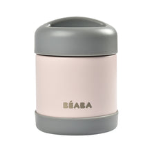 Load image into Gallery viewer, Béaba Stainless Steel Isothermal Portion 300ml - Dark Mist / Light Pink
