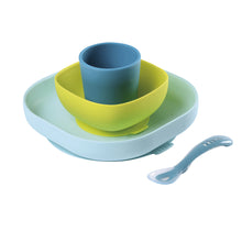 Load image into Gallery viewer, Beaba Silicone Suction Meal Set - Blue
