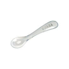 Load image into Gallery viewer, Beaba 2nd Stage Soft Silicone Spoon - Grey
