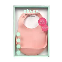 Load image into Gallery viewer, Beaba Silicone Bib - Pink (3)
