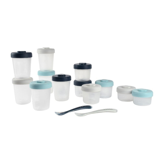 Beaba Clip Portions Meal & Food Storage Expert Pack - Storm