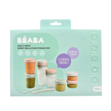 Load image into Gallery viewer, Beaba Clip Portions Meal &amp; Food Storage Expert Pack - Eucalyptus
