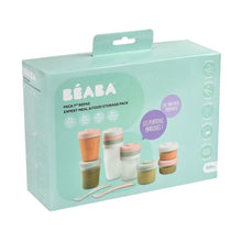 Load image into Gallery viewer, Beaba Clip Portions Meal &amp; Food Storage Expert Pack - Eucalyptus
