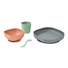 Load image into Gallery viewer, Beaba Silicone Suction Meal Set - Mineral
