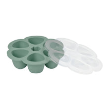 Load image into Gallery viewer, Beaba Multiportions Silicone Freezer Tray 6 X 150ml - Sage Green
