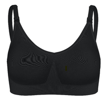 Load image into Gallery viewer, Bravado Designs Body Silk Seamless Nursing Bra - Sustainable - Black
