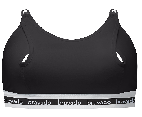 Bravado Designs Clip And Pump Hands-Free Nursing Bra Accessory - Sustainable - Black