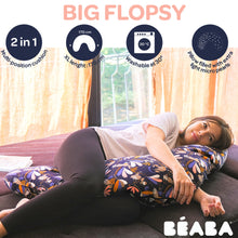 Load image into Gallery viewer, Beaba Big Flopsy Maternity &amp; Nursing Pillow - Print Jersey Sage Green
