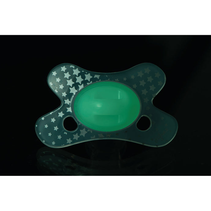Difrax Pacifier Natural 0-6 months - Glow in the Dark