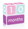 Pearhead Pink Age Block Set