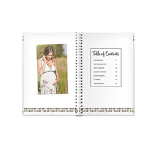 Load image into Gallery viewer, Pregnancy Journal - Black, White &amp; Gold (1)
