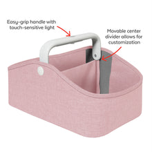Load image into Gallery viewer, Skip Hop Nursery Style Light-Up Nappy Caddy - Pink
