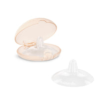 Load image into Gallery viewer, Suavinex Silicone Nipple Shields with Storage Box - M (24mm)
