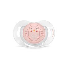 Load image into Gallery viewer, Suavinex Premium Soother with SX Pro Silicone Anatomical Teat 0-6M - Bonhomia Owl Pink
