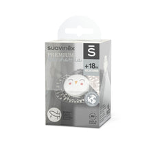 Load image into Gallery viewer, Suavinex Premium Soother with SX Pro Silicone Anatomical Teat 18M+ - Bonhomia Feather Beige
