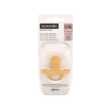 Load image into Gallery viewer, Suavinex Smoothie Ultra Light All Silicone Soother with SX Pro Physiological Teat 6-18M - Color Essence Mustard
